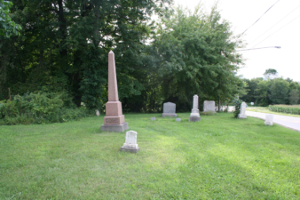 Niesz Cemetery as seen from the church next door.