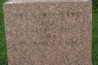 Rev. Niesz died on March 6, 1872 at 74-years-old.