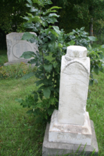 The first name of this Cavnah family stone was too worn to read.