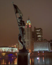 The LeVeque Tower patriot.