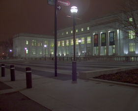 This section of COSI's new building once served as Central High School.