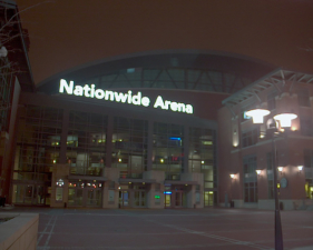 Nationwide Arena, home of the NHL's Columbus Blue Jackets.