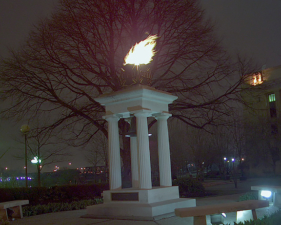 The Columbus Fire memorial for firefighters who paid the ultimate sacrifice.