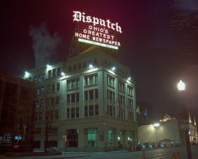The headquarters of The Columbus Dispatch newspaper.