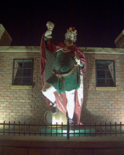 King Gambrinus, the king of beer.