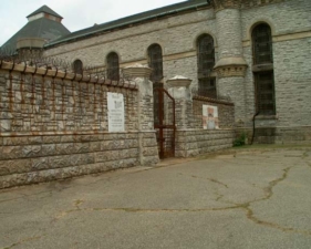 This was the false wall that was used during the filming of Air Force One.