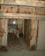 A broken down bunk.