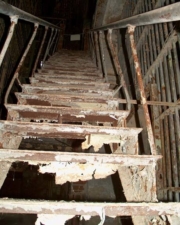 Some creepy-looking stairs.