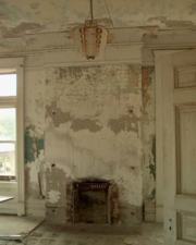 Another fireplace in the admin area.