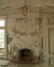 Another fireplace in the admin area.