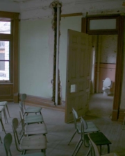 This room was set up to be a briefing area for the OSR's ghost hunts.