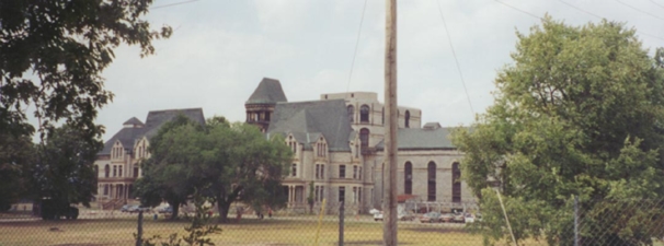 The Reformatory as seen from the sign in the previous photo.