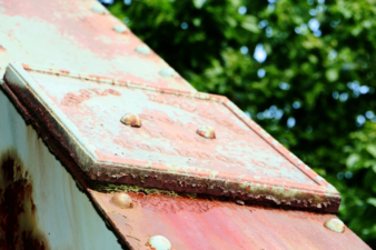 The Toledo Bridge Company badge was above the historical marker.