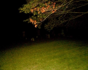 Our first look at Otterbein Cemetery from next to the church.