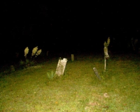 A look back toward the church.