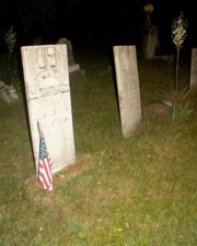 The tombstone of a Civil War veteran.