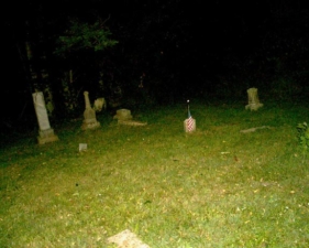 A Civil War veteran was buried among these graves.