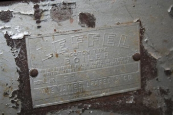 The nameplate on another boiler.
