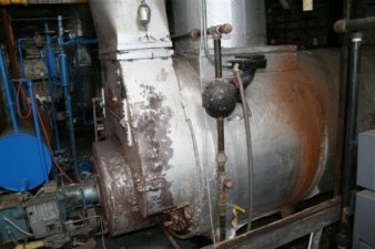 The building housed two large boilers like this one.