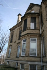 Along the side of the castle was another turret structure.