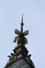 This spire was the highest point of the castle...perhaps in all of Springfield.