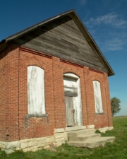 The building was almost identical to the nearby Paint Creek School.