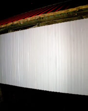 The only portions of the bridge that were spared from graffiti were those that could not be easily reached.