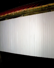 The only portions of the bridge that were spared from graffiti were those that could not be easily reached.