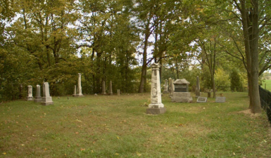 A view of the entire cemetery.