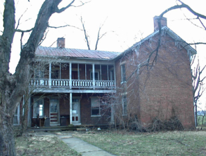 A very nice balcony on the back side of the house.