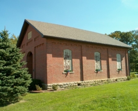 Our last look at the schoolhouse.