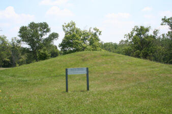 Another burial mound was a bit larger than the previous.