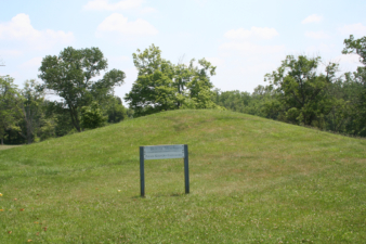 Another burial mound was a bit larger than the previous.