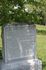 This granite monument was also dedicated to Serpent Mound.