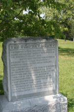 This granite monument was also dedicated to Serpent Mound.