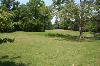 The tail-end of Serpent Mound.