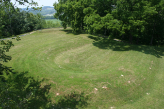 From the observation tower looking toward the tail.