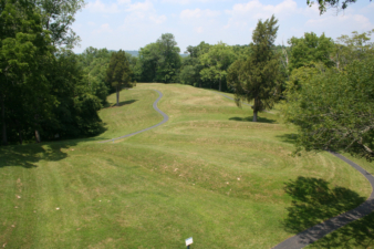 Another view of Serpent Mound from the observation tower.