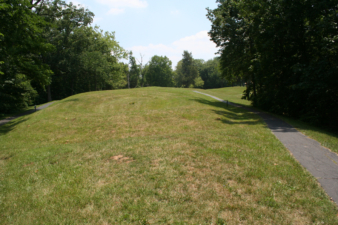 The head of Serpent Mound.