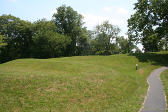 You can see the observation tower in the distance.