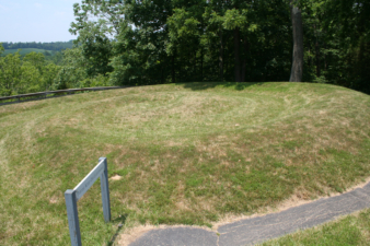 The tail came to a coil and ended Serpent Mound.