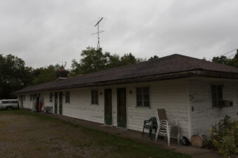 The front of Siesta Motel faced US Route 40 and had eight rooms.