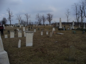 This photo was taken from next to the Lincoln Highway marker.