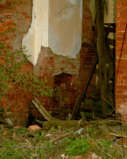 This was most likely the family room's fireplace.