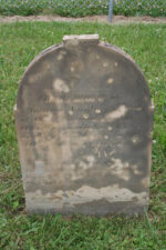 The tombstone of Colonel Matthew Taylor Jr., who served under General Harrison during the War of 1812. He died on September 7, 1826.