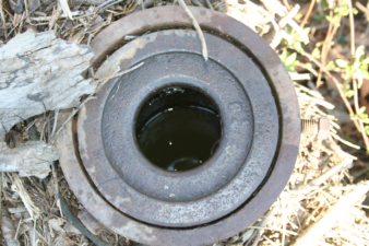 A look into the newer well.
