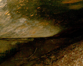 One of the dark corners of Tinker's Cave.