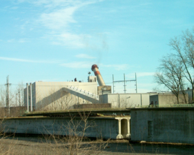 The south stack struck the building on its way down.