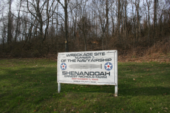 Wreckage site three was thirteen road miles away, off of State Route 78 near Sharon.