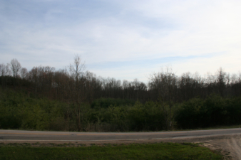 Looking to State Route 78 from the wreckage site.